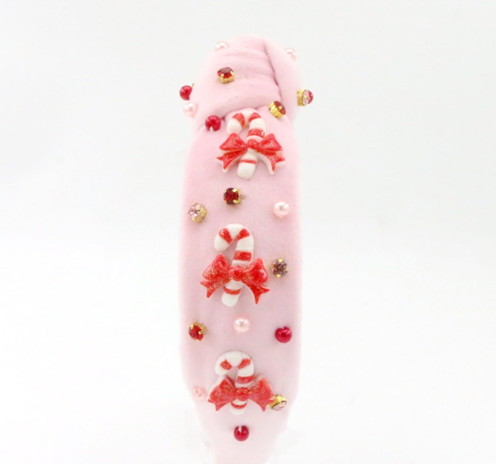 Kid and Tween Candy Cane Knotted Headband