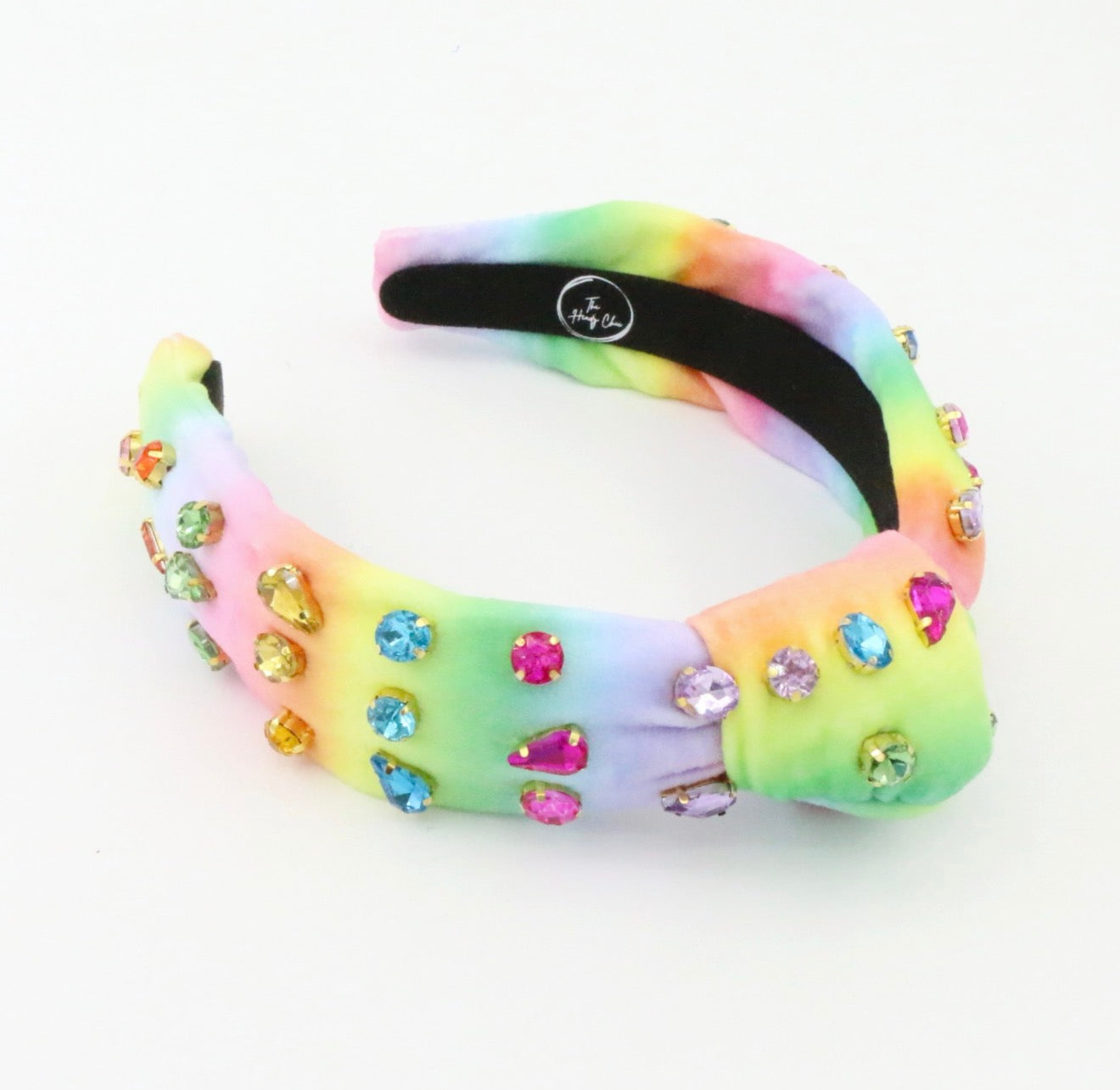 Kid and Tween Rainbow Velvet Knotted Headband