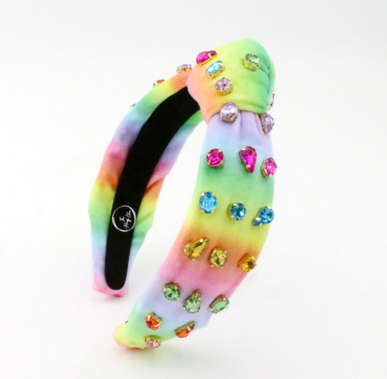 Kid and Tween Rainbow Velvet Knotted Headband