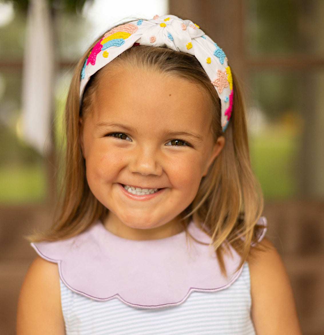 Kid and Tween Rainbow Shooting Star Headband