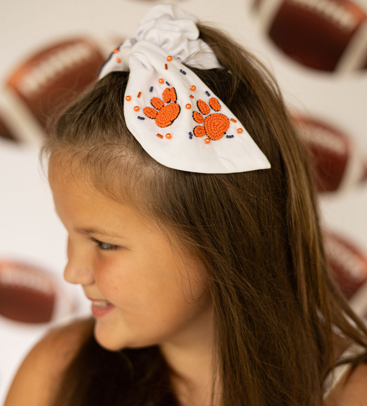 Auburn Tigers Football Scrunchie