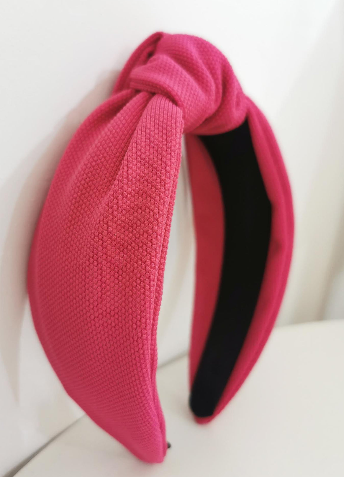Kid and Tween Hot Pink Knotted Headband