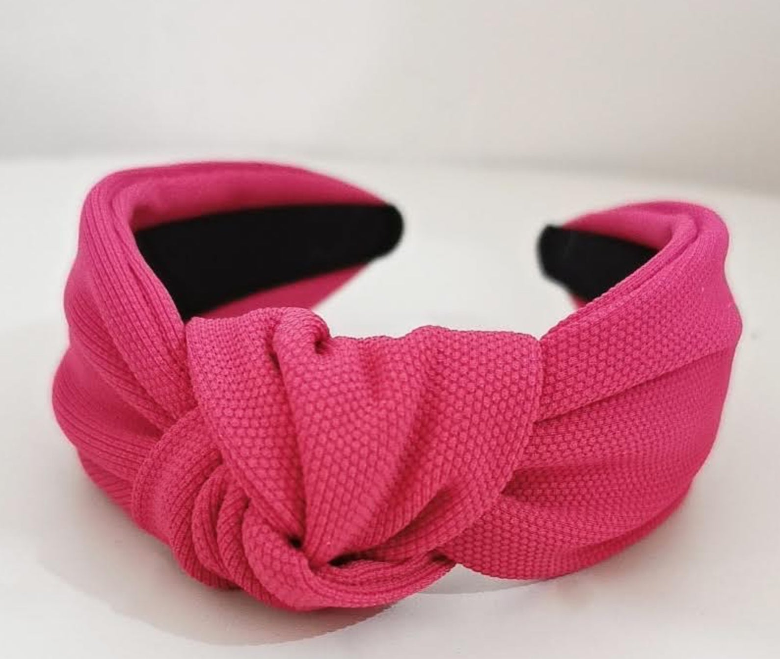 Kid and Tween Hot Pink Knotted Headband
