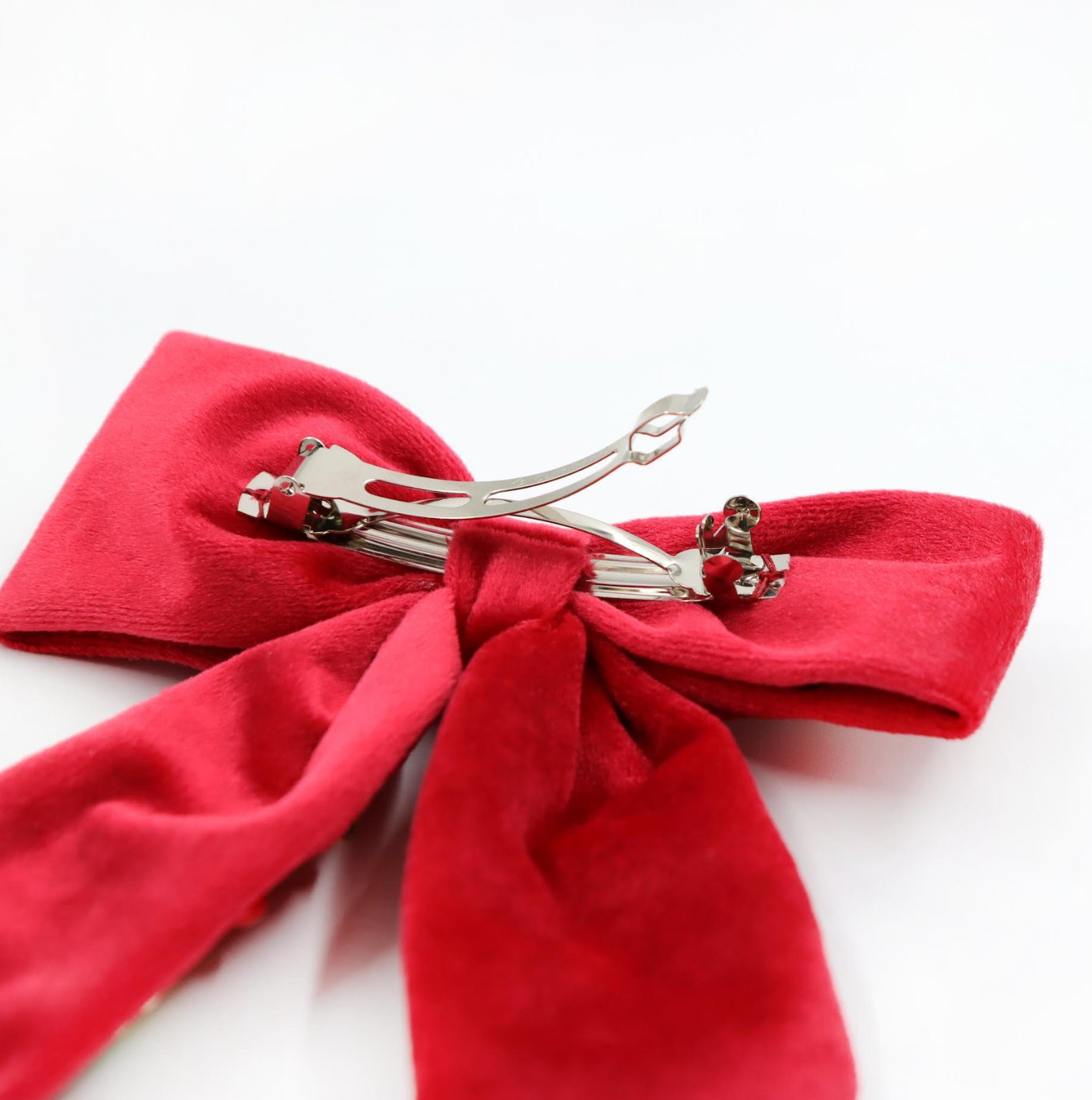 Kid Red Christmas Hair Bow