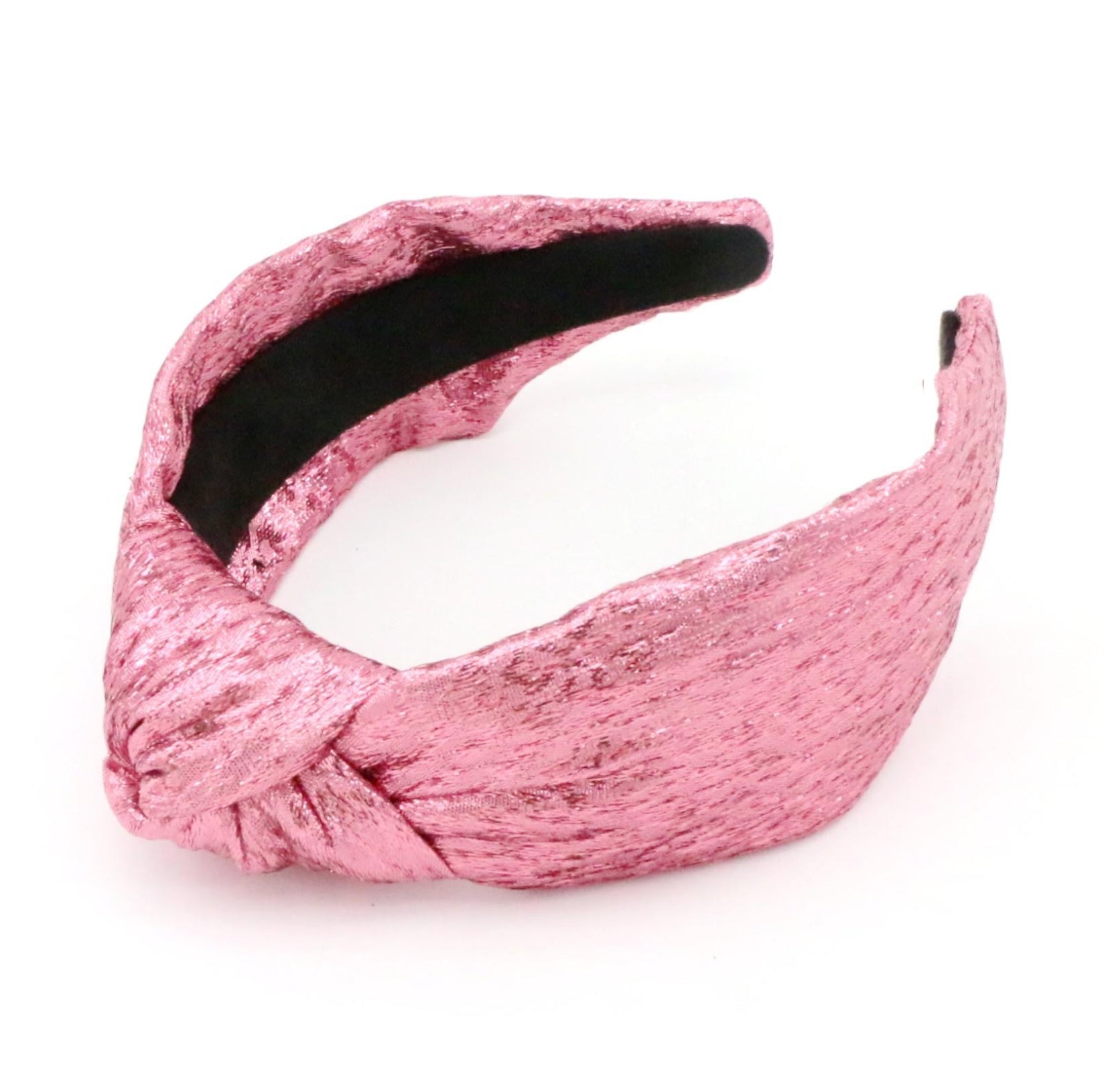 Pre Order Pink Tinsel Knotted Headband