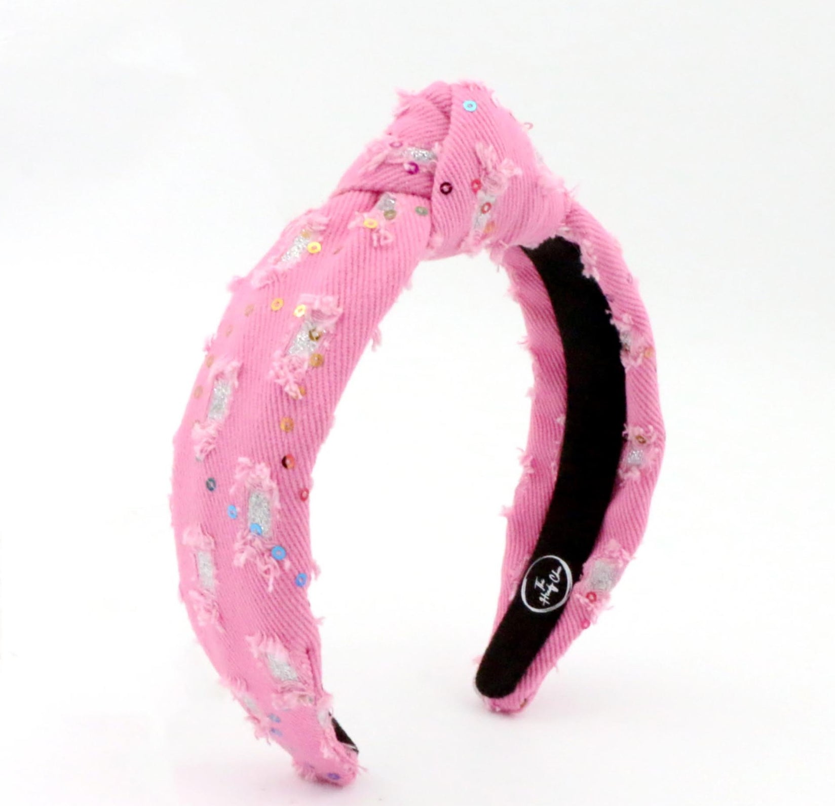 Kid and Tween Pink Denim Headband