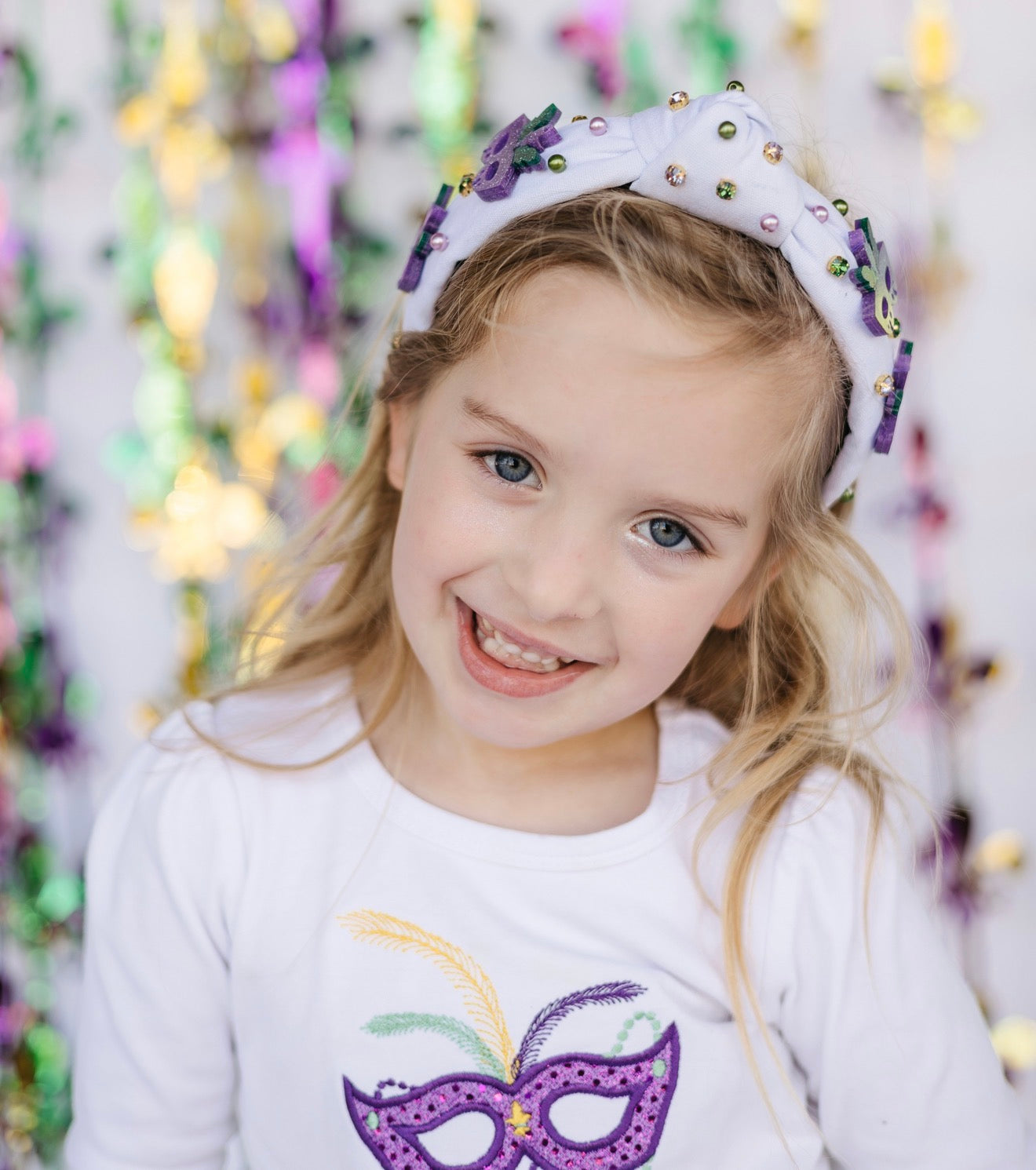 Kid and Tween Mardi Gras Headband