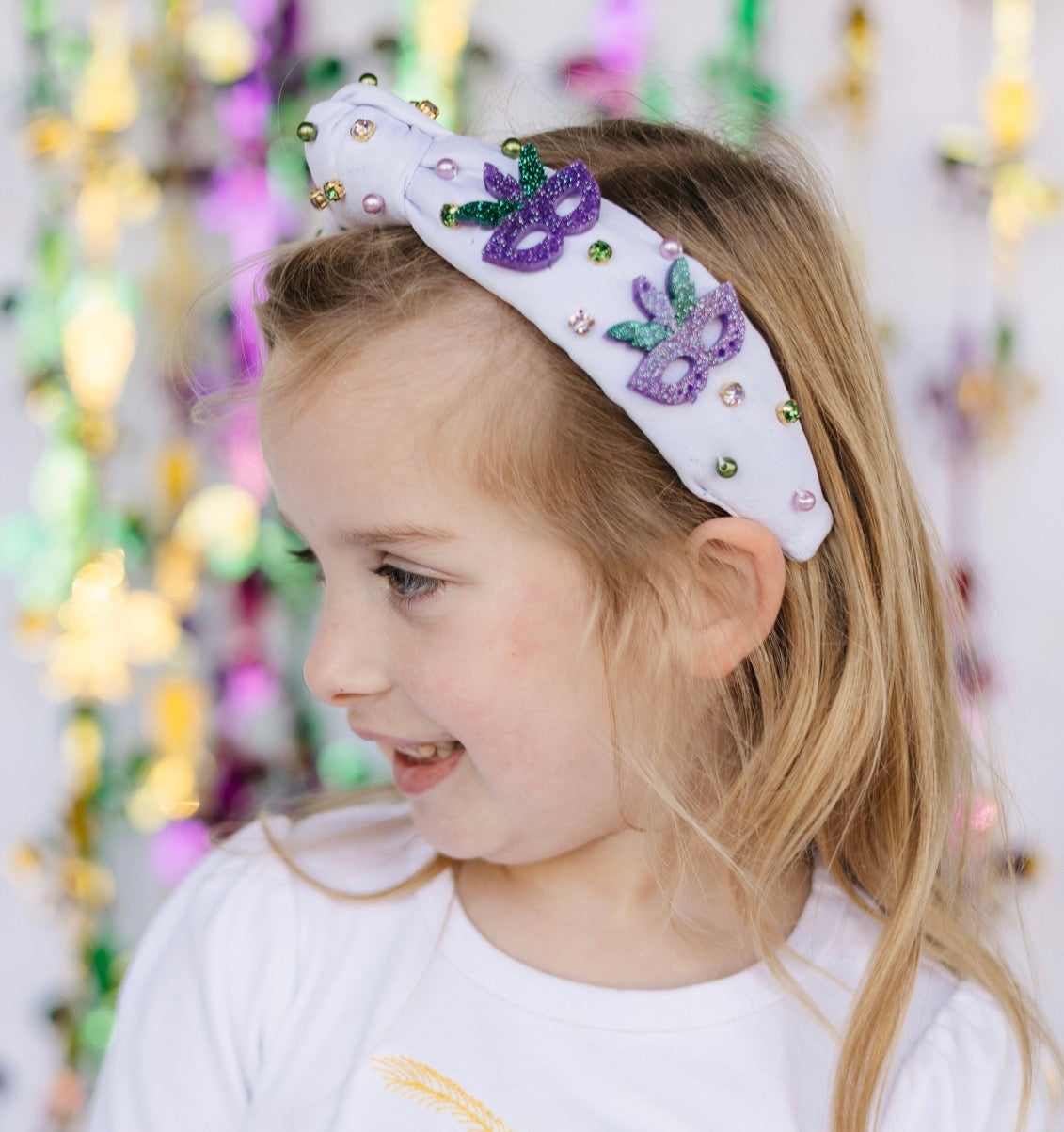 Kid and Tween Mardi Gras Headband