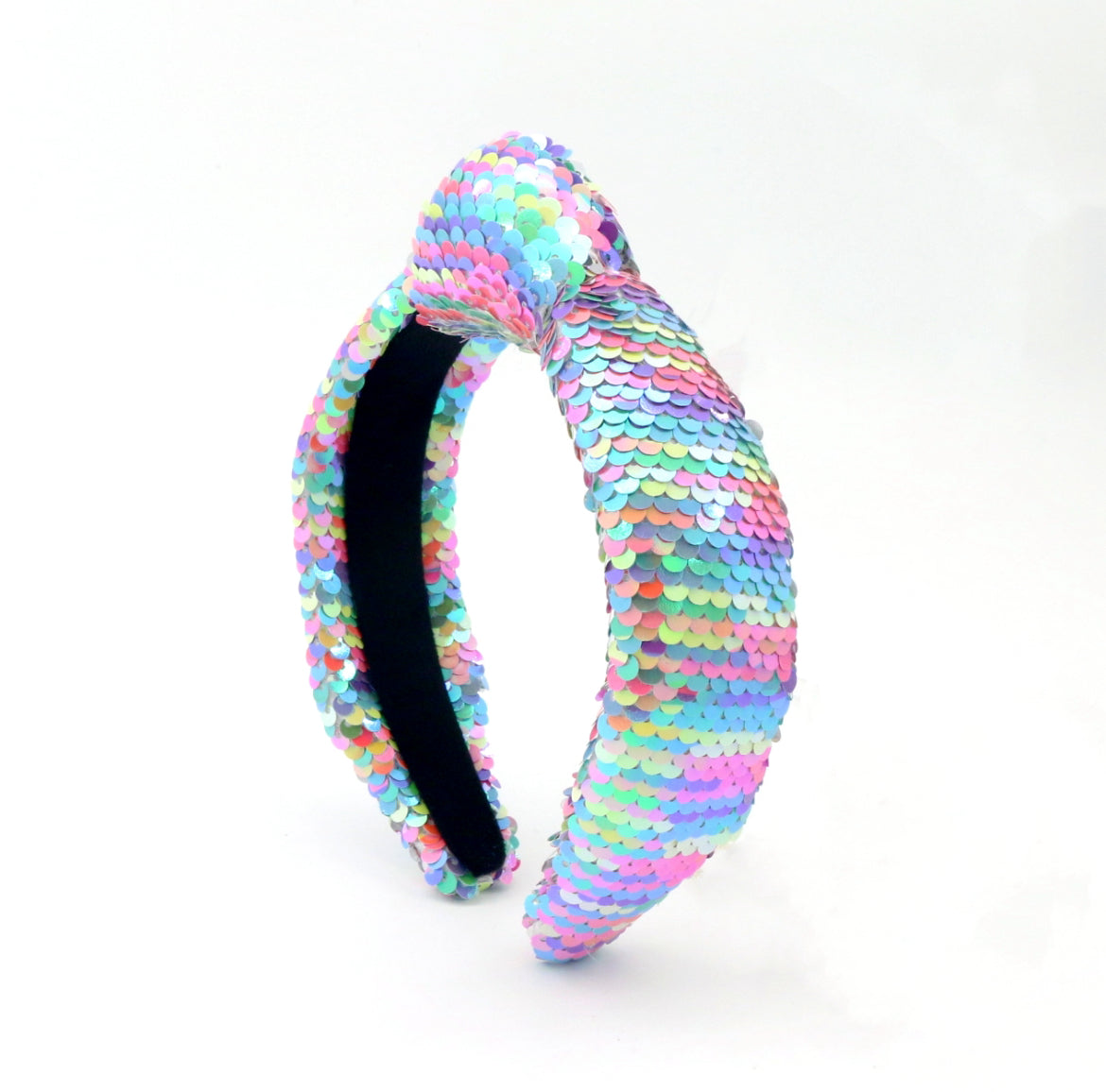 Kid and Tween Mermaid Sequin Knotted Headband