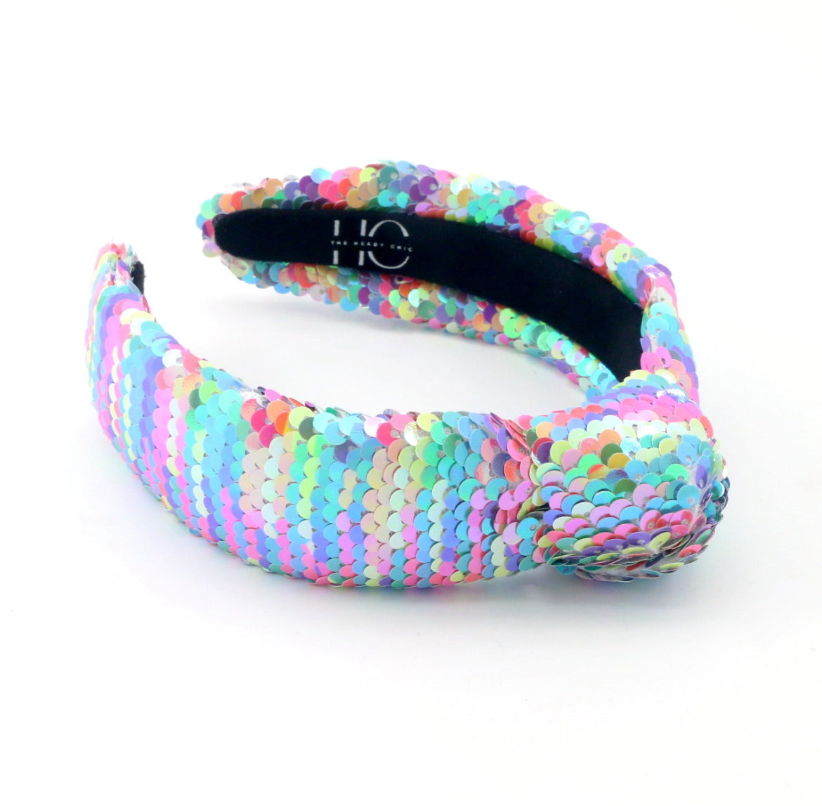 Kid and Tween Mermaid Sequin Knotted Headband