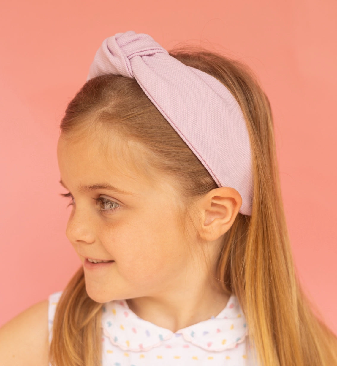 Lavender Knotted Headband