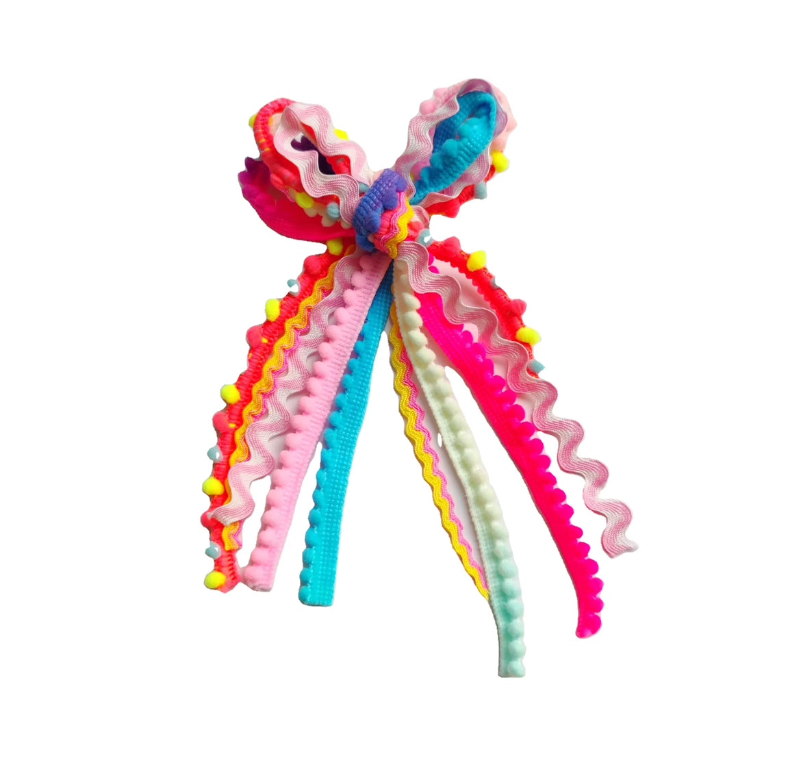 Kid and Tween Cotton Candy Textured Hair Bow