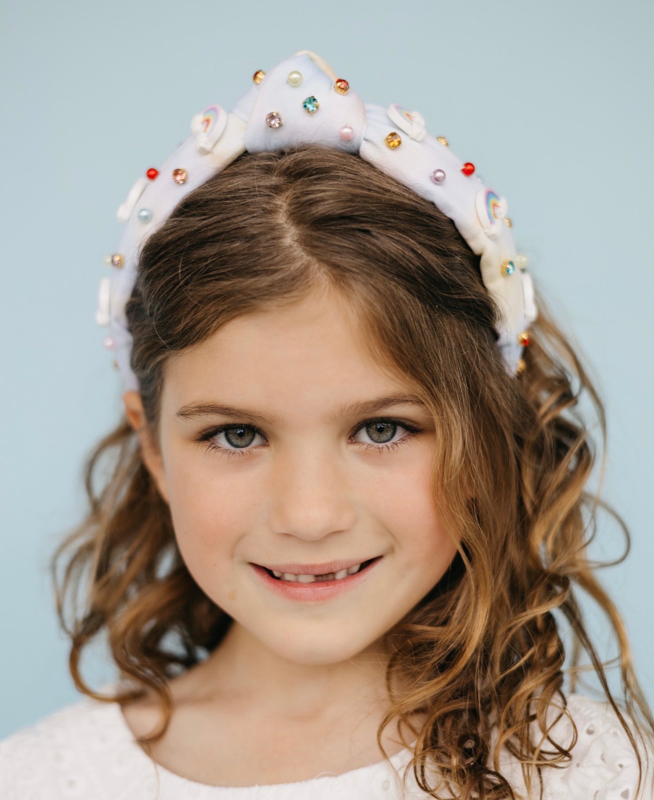 Kid Rainbow Knotted Headband