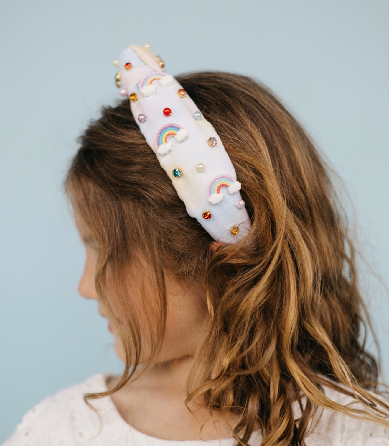 Kid Rainbow Knotted Headband