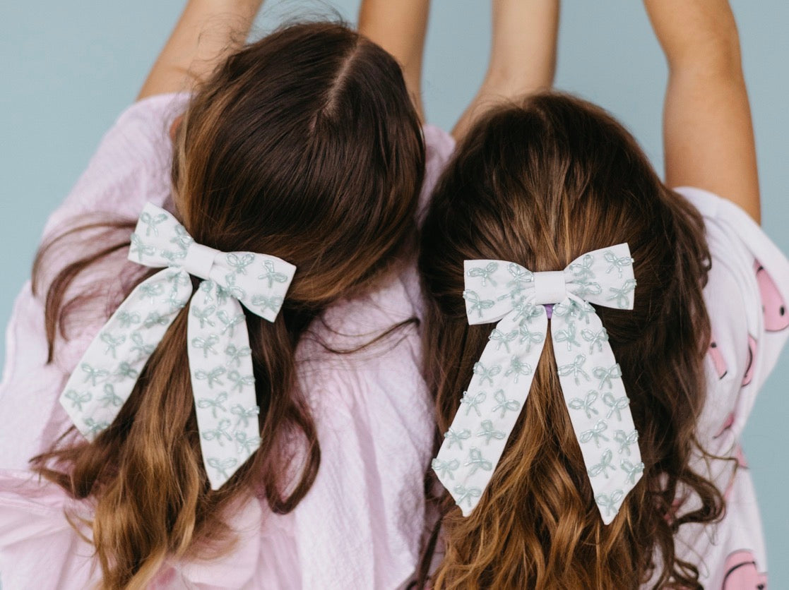 Beaded Hair Bow