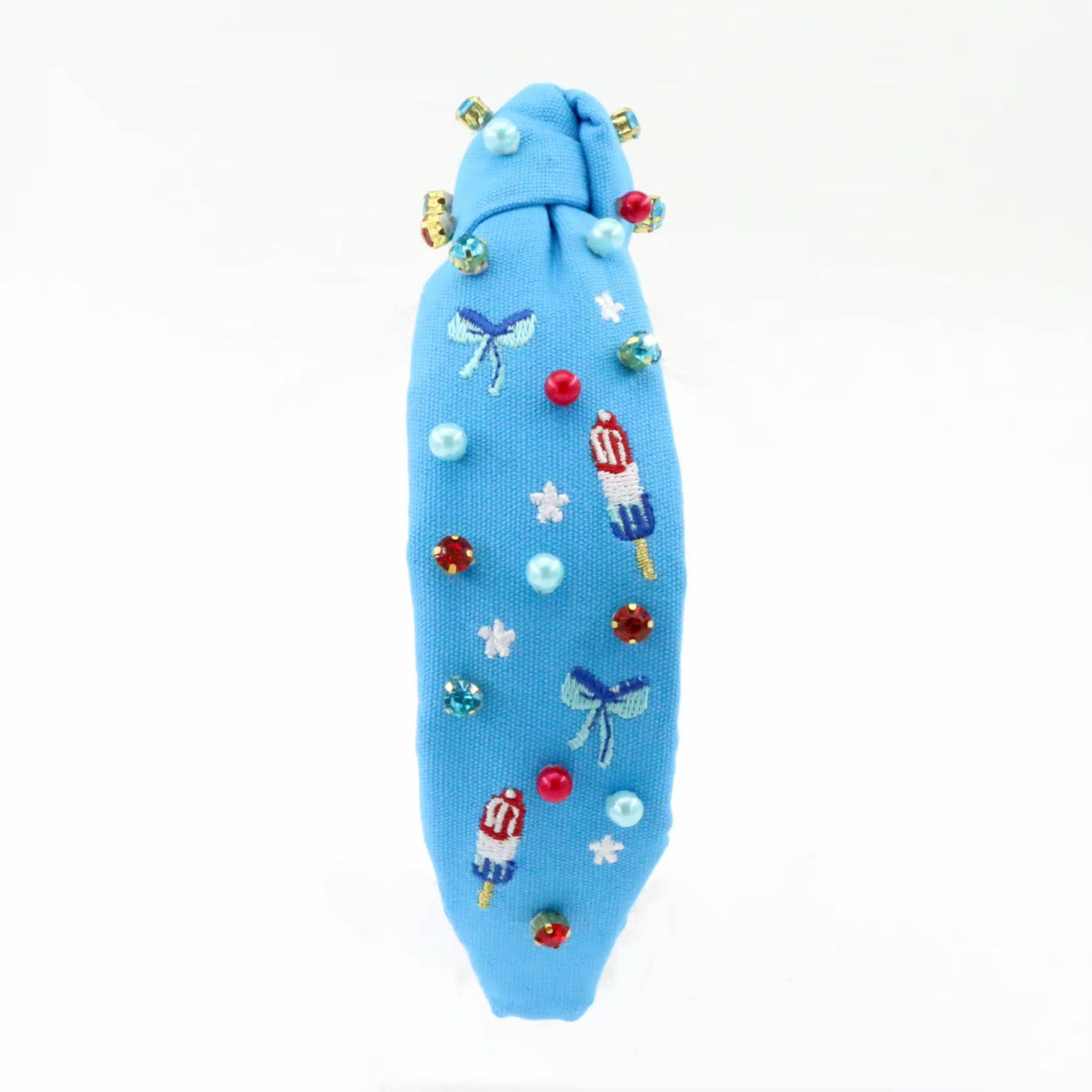 Kid and Tween Patriotic Knotted Headband