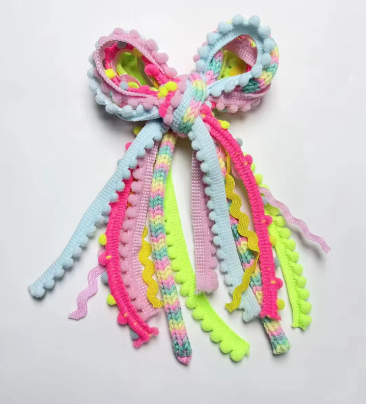 Starburst Texture Hair Bow