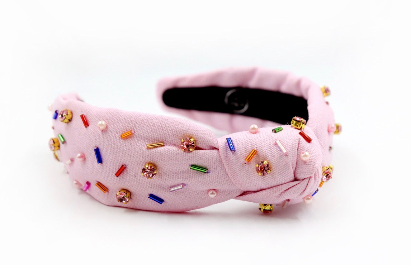 Kid and Tween Pink Sprinkle Headband
