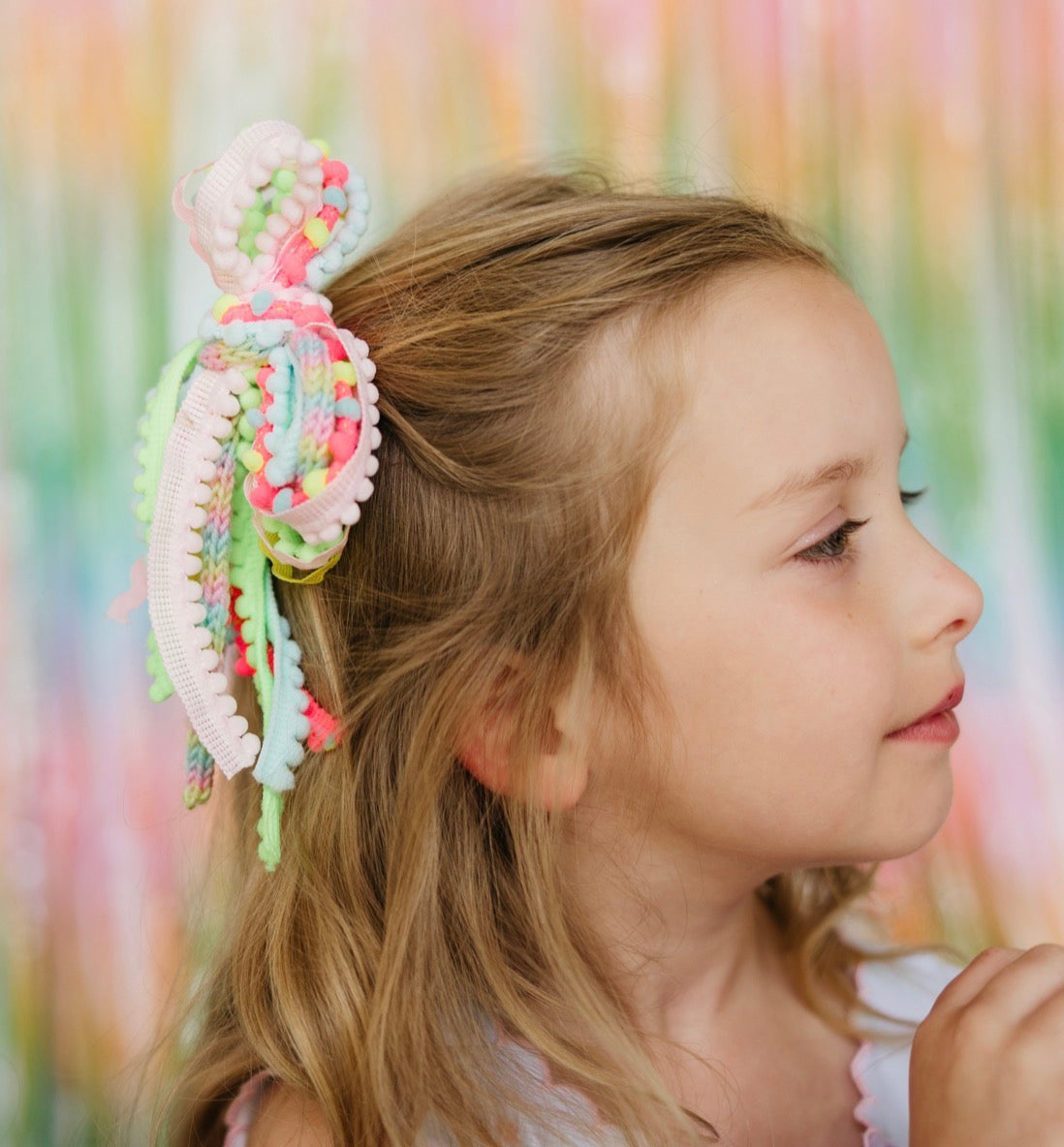 Starburst Texture Hair Bow