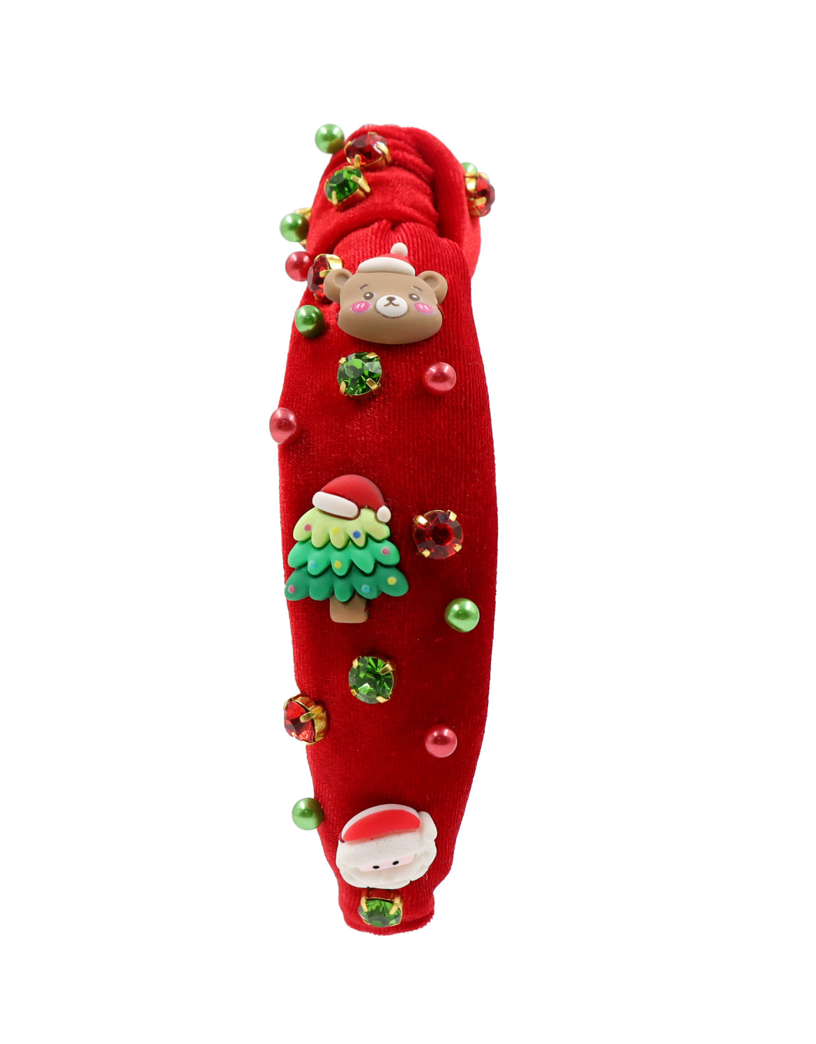 Kid Red Christmas Knotted Headband