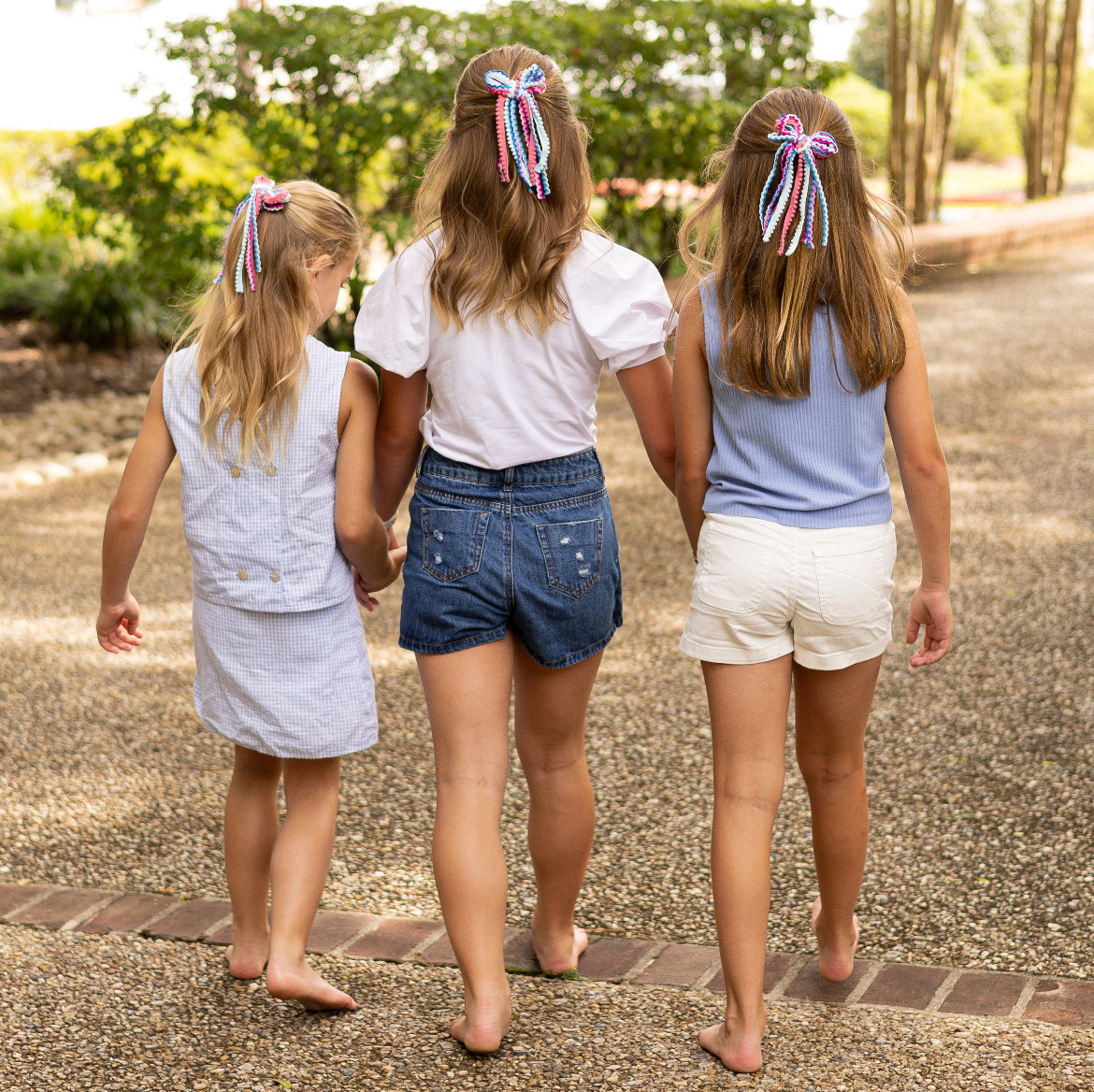 Kid and Tween Pastel Textured Hair Bow