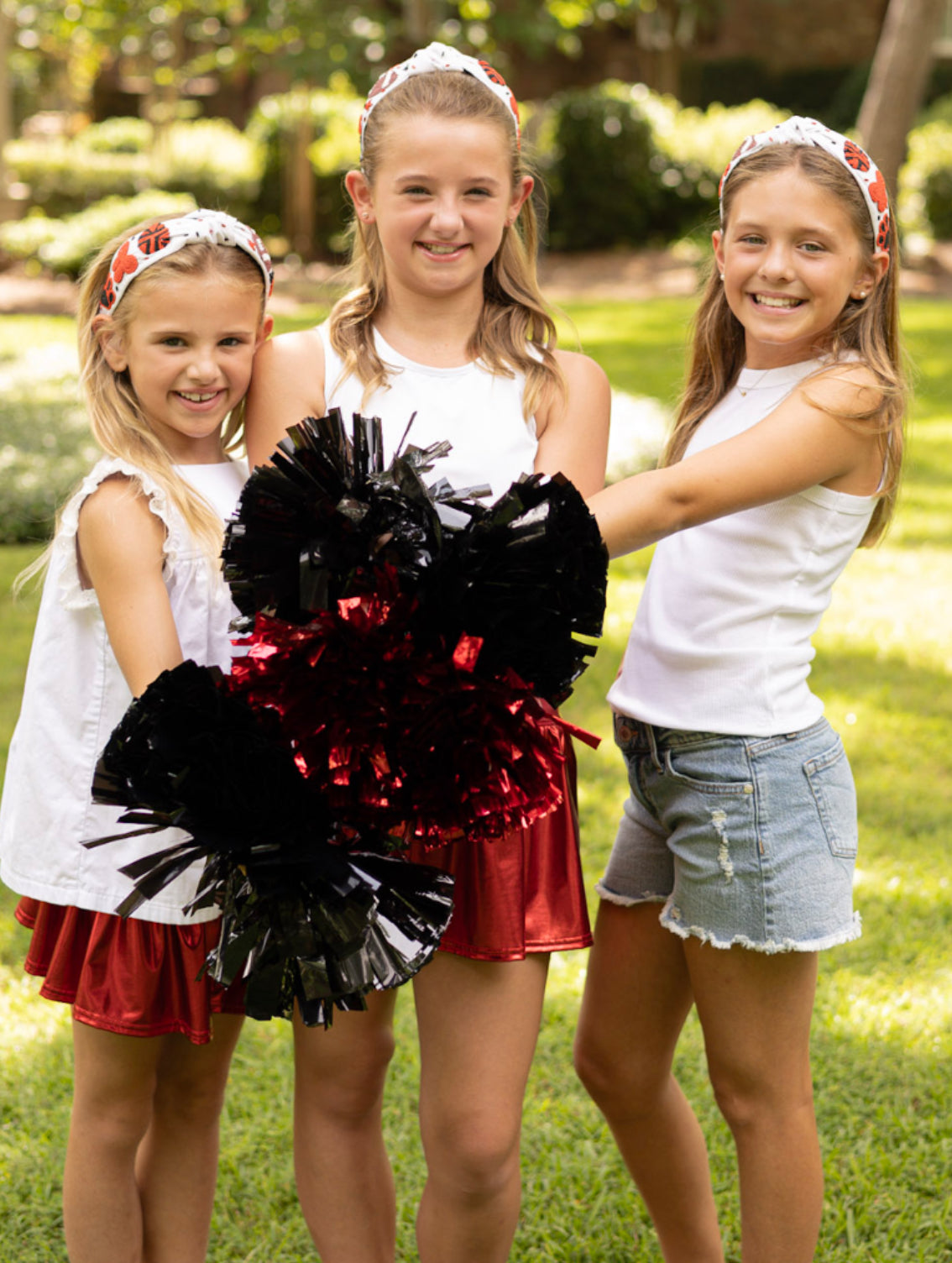 GEORGIA BULLDOGS BEADED KNOTTED HEADBAND