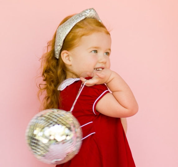 Kid Silver Knotted Headband