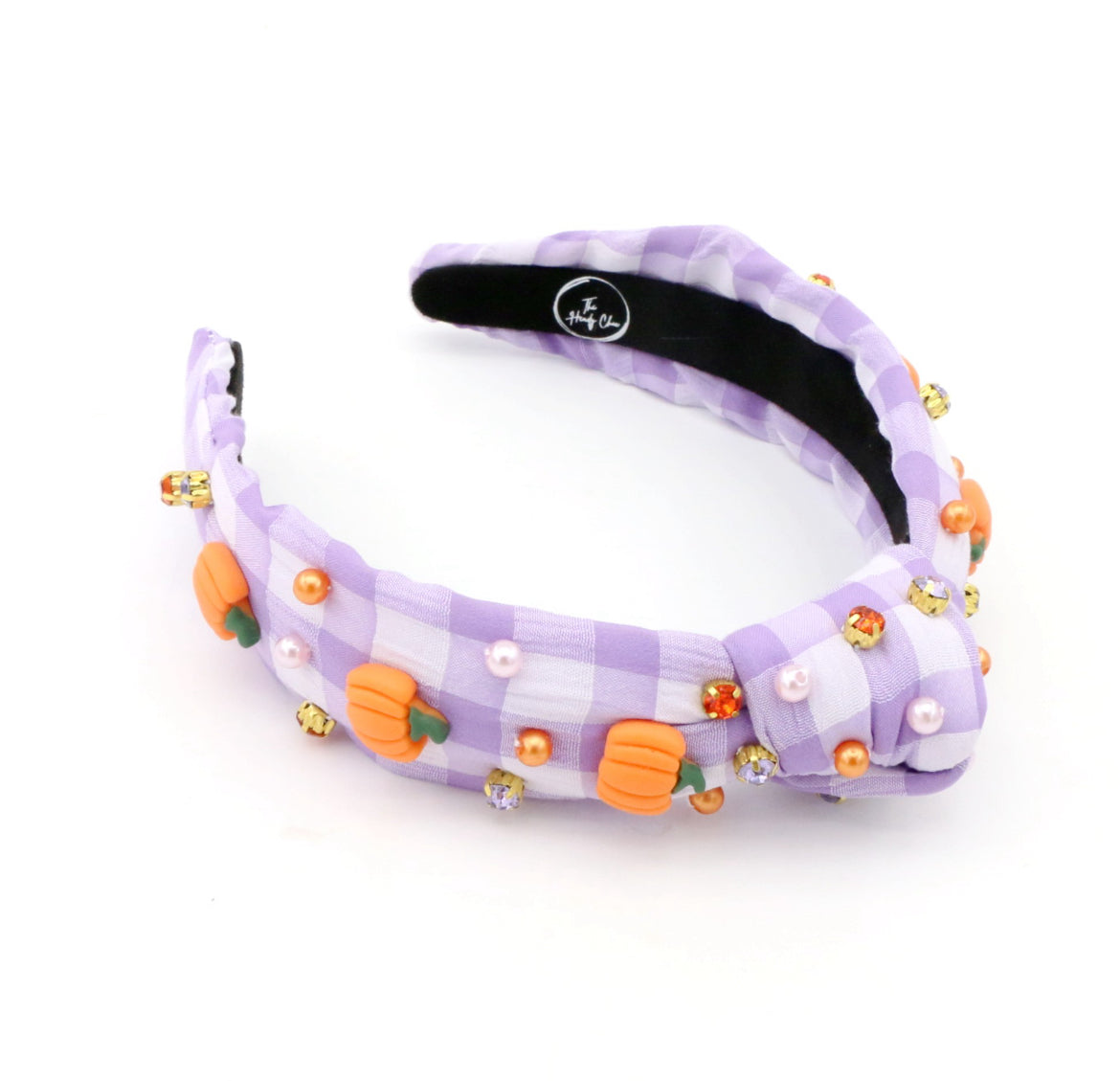 Kid Pumpkin Knotted Headband