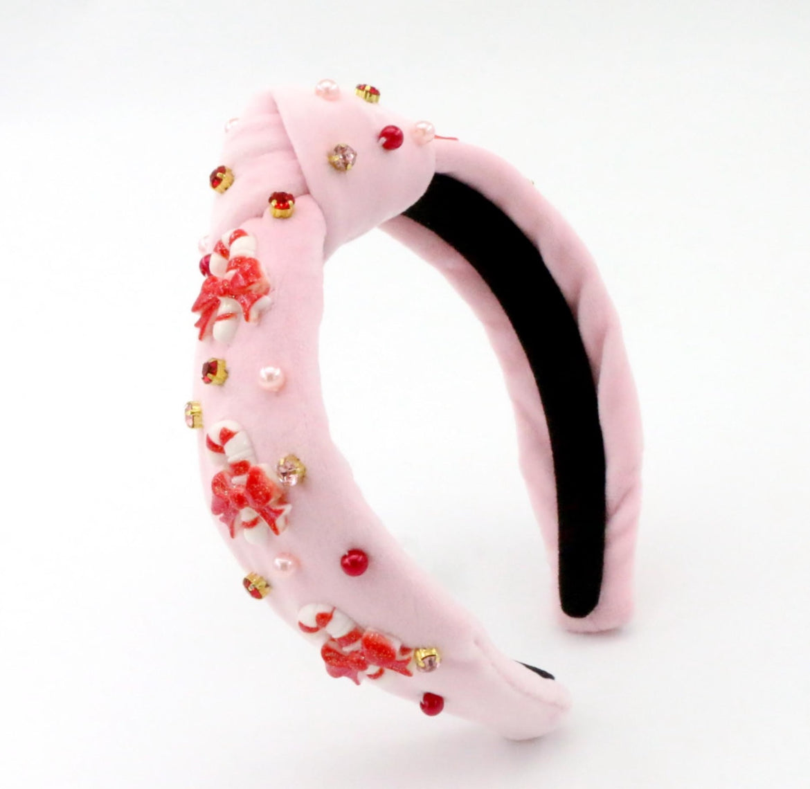 Kid and Tween Candy Cane Knotted Headband