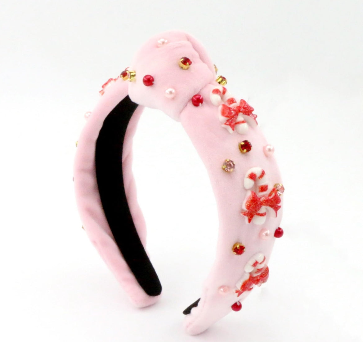 Kid and Tween Candy Cane Knotted Headband