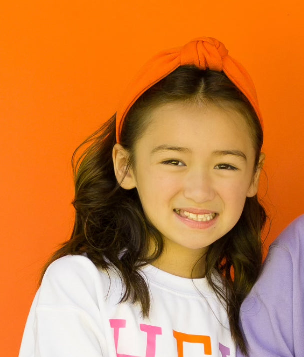 Orange Knotted Headband