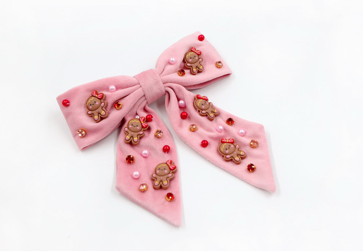 Pink Gingerbread Bow