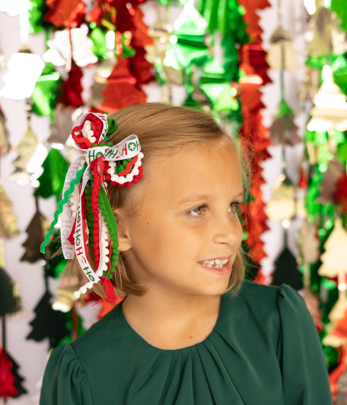 Christmas Textured Hair Bow