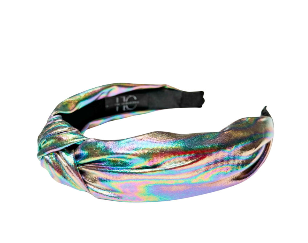 Kid and Tween Multi-Color Metallic Knotted Headband
