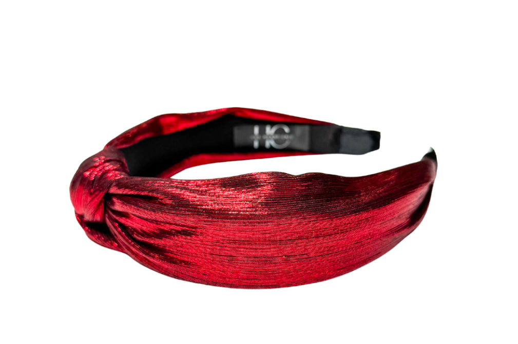 Kid and Tween Shimmery Metallic Knotted Headband