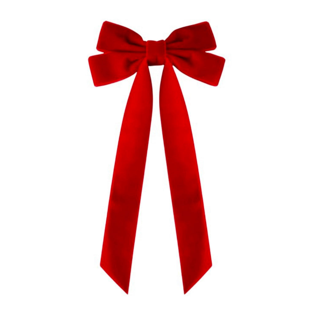 Red Velvet Bow