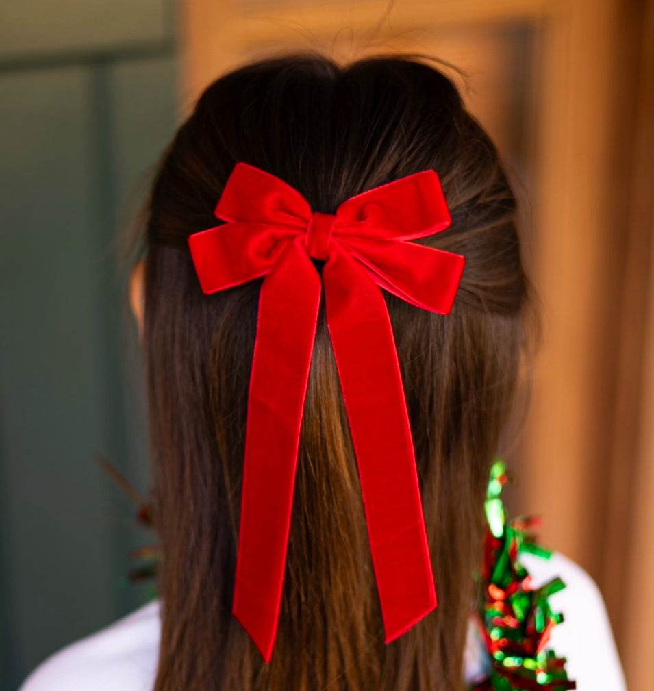 Red Velvet Bow