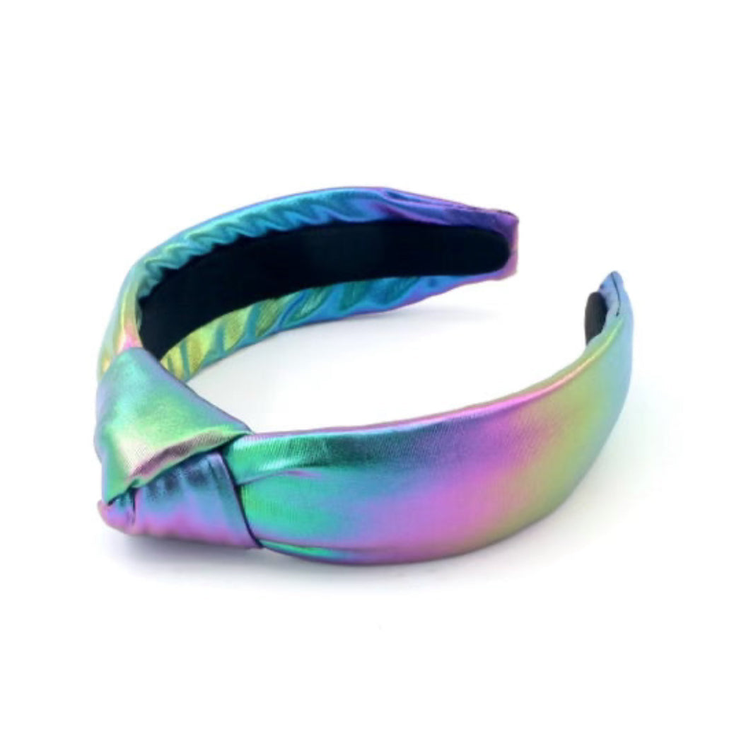 Kid and Tween Rainbow Padded Knotted Headband