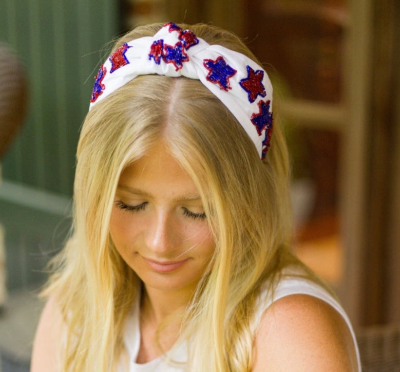 Fourth of July Knotted Headband