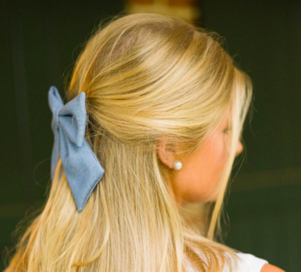 Denim Bow