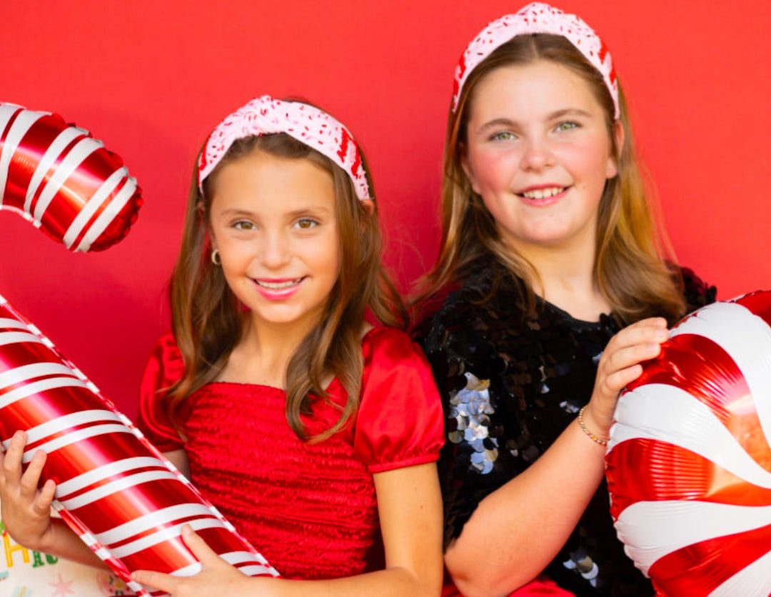 Merry and Bright Christmas Knotted Headband