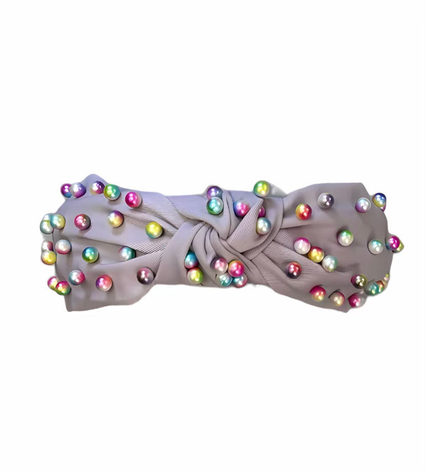 Kid and Tween Candy Pearl Knotted Headband