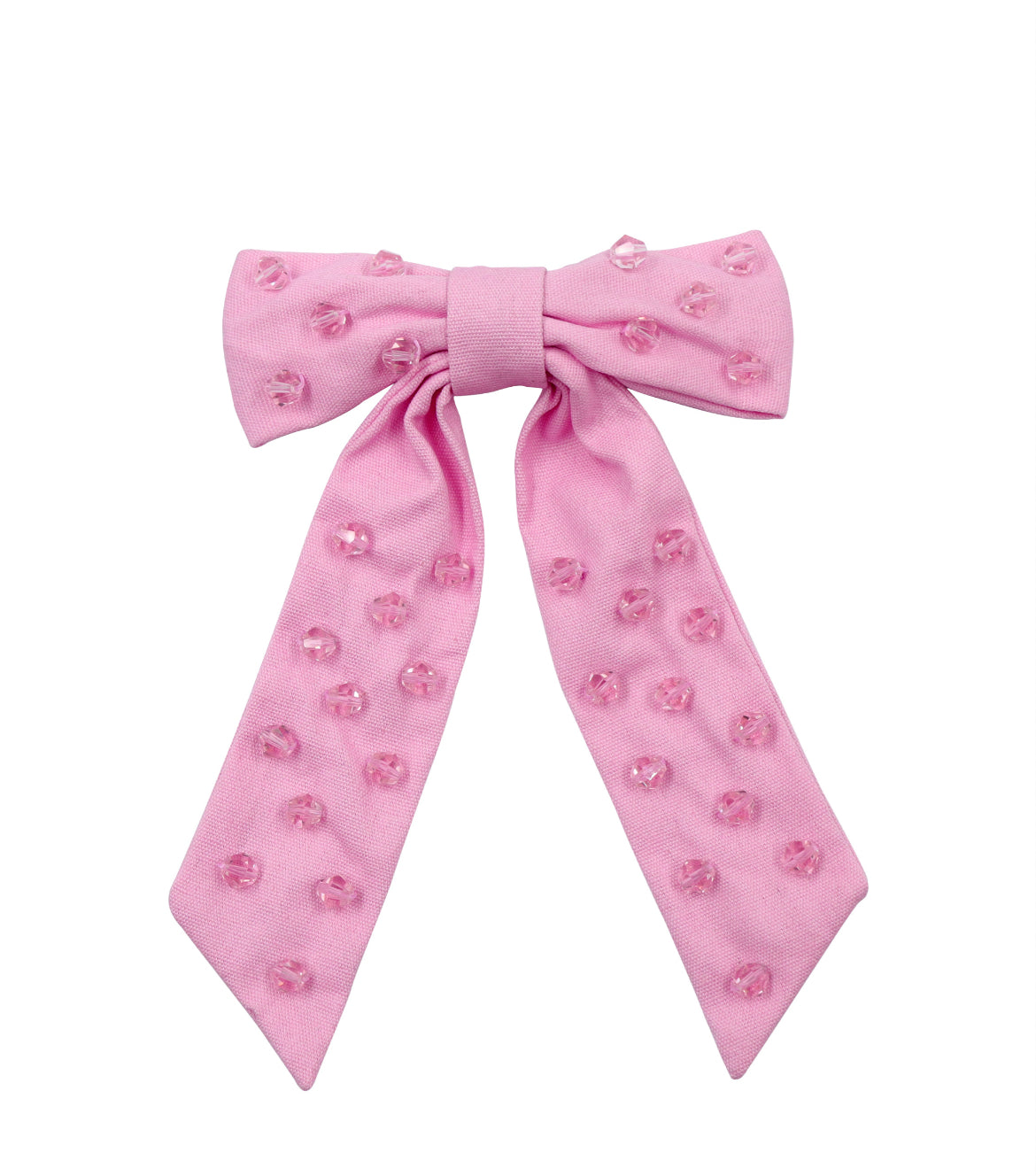 Pink Bow with Embellishments