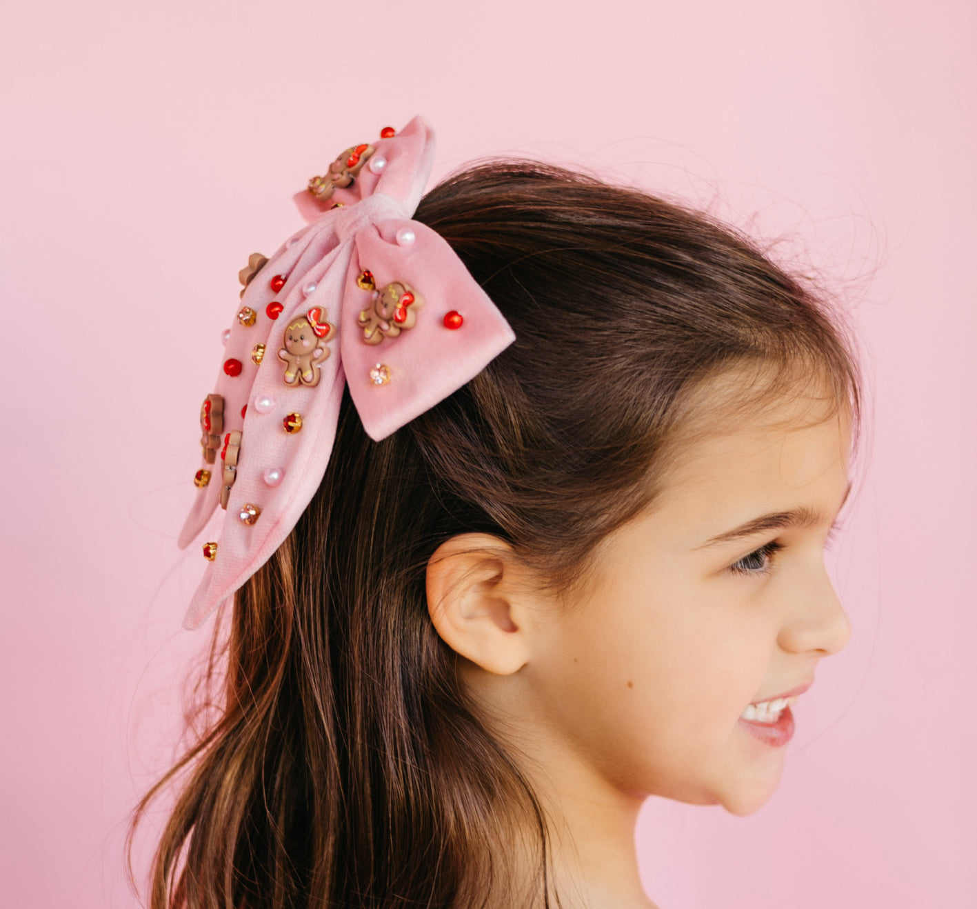 Pink Gingerbread Bow