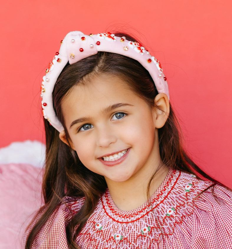 Kid and Tween  Candy Cane Knotted Headband