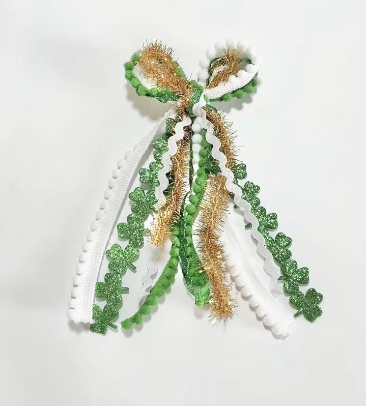 St. Patrick’s Day Textured Hair Bow