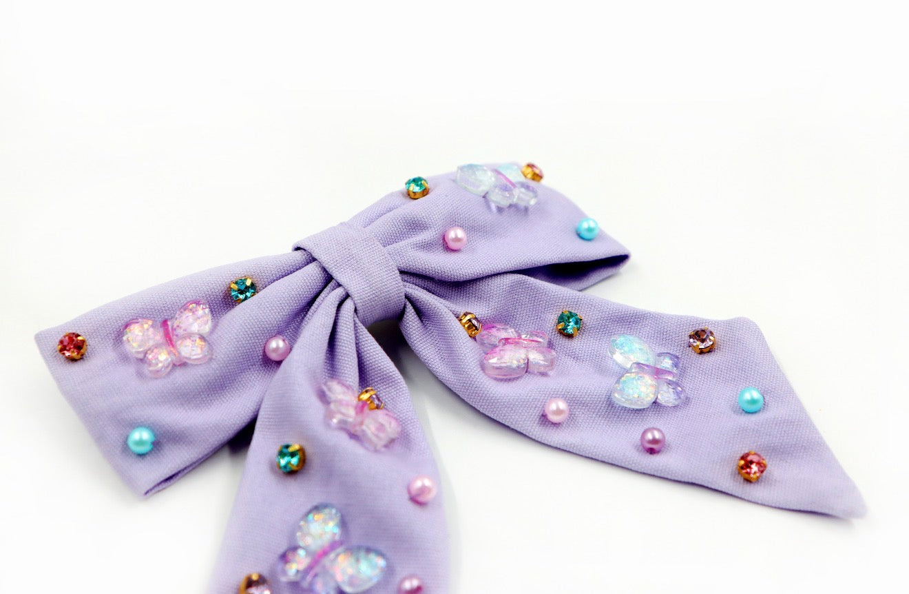 Kid and Tween Butterfly Hair Bow