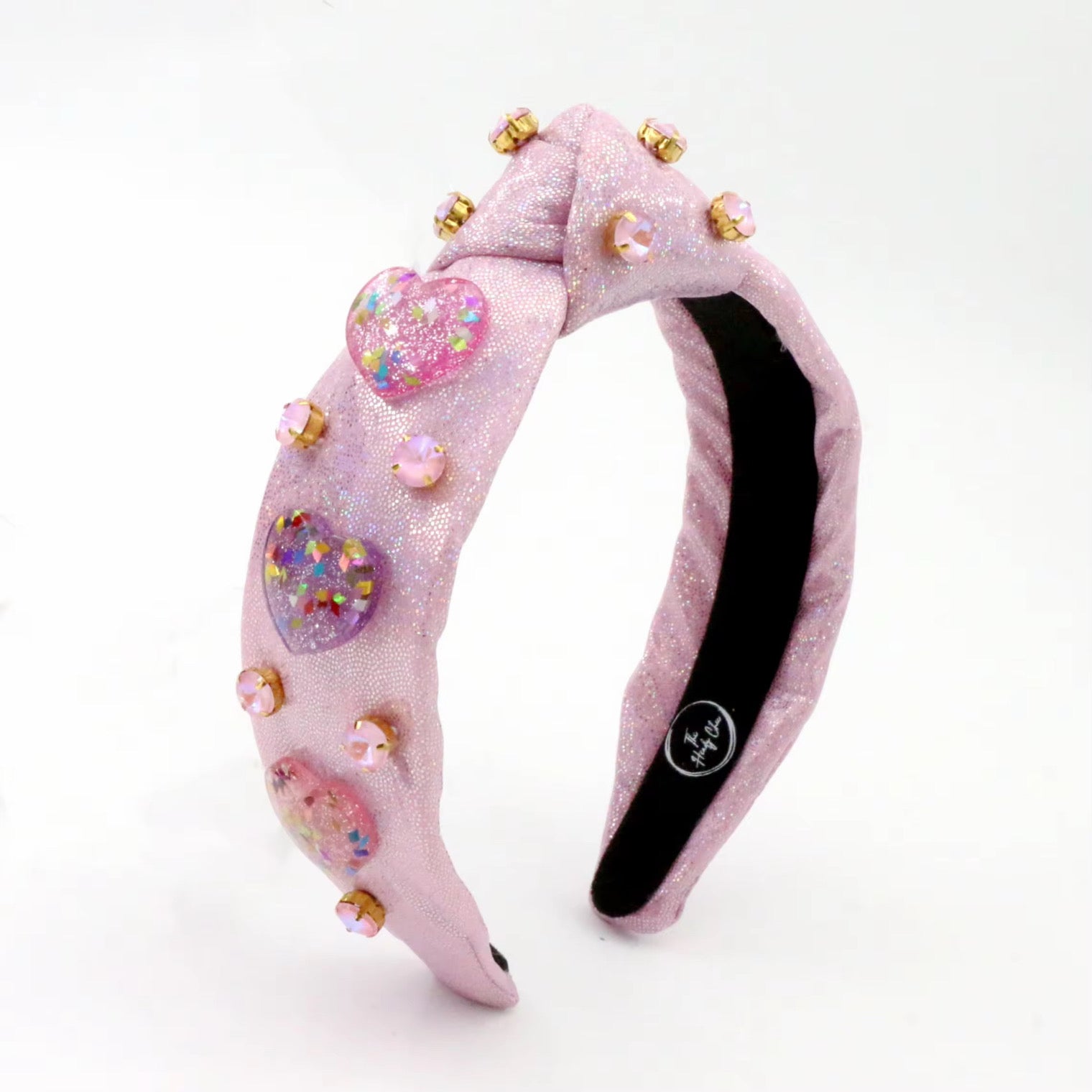 Kid and Tween Sparkly Heart Headband