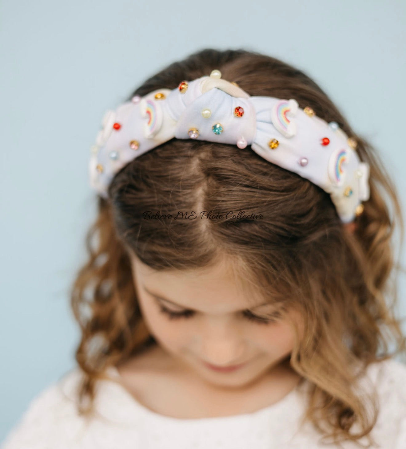 Kid Rainbow Knotted Headband