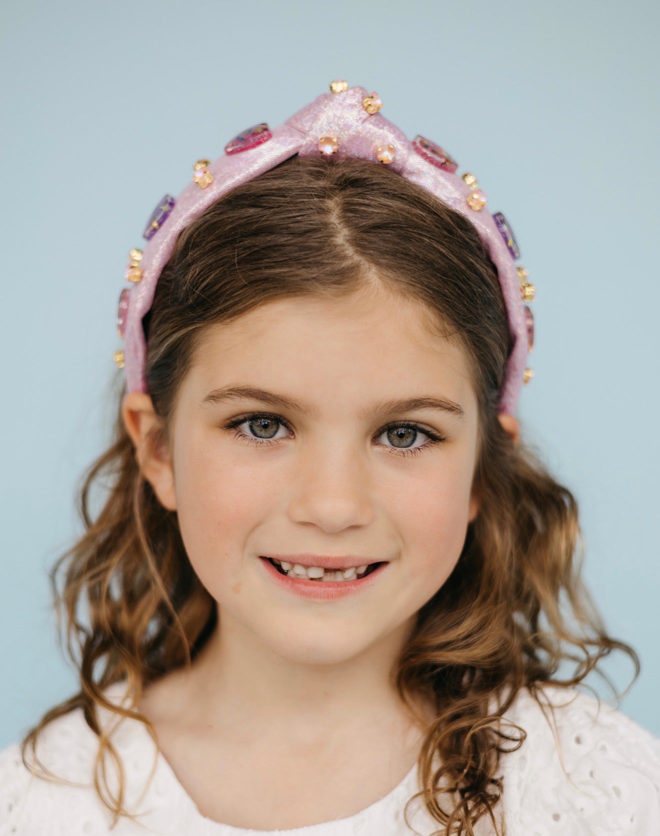 Kid and Tween Sparkly Heart Headband
